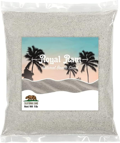 1 Pound Natural California Sand - for Interior Decor, Vase Filler, Sand Crafts, Aquariums, Terrariums, Gardening & More