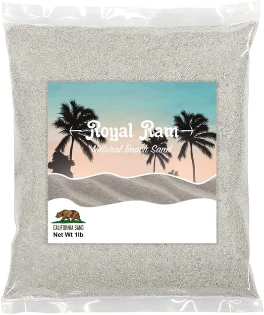 1 Pound Natural California Sand - for Interior Decor, Vase Filler, Sand Crafts, Aquariums, Terrariums, Gardening & More